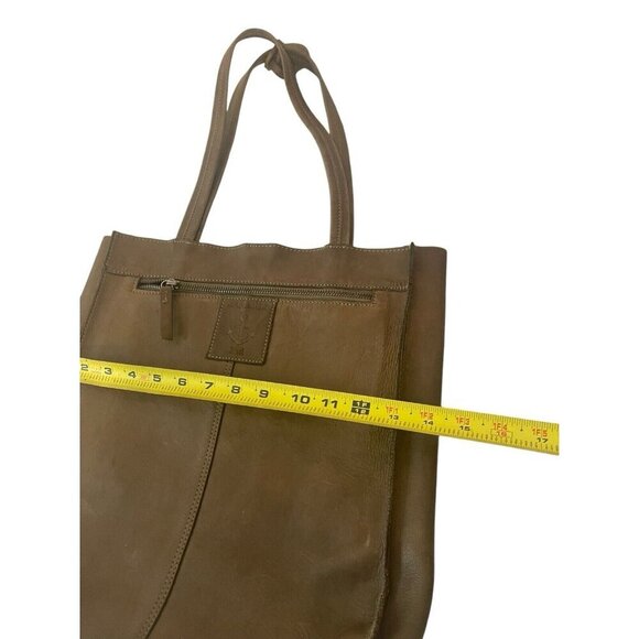 Harbour 2nd Lotte Leather Tote Anchor Studded Shoulder Bag Distressed - Picture 6 of 13